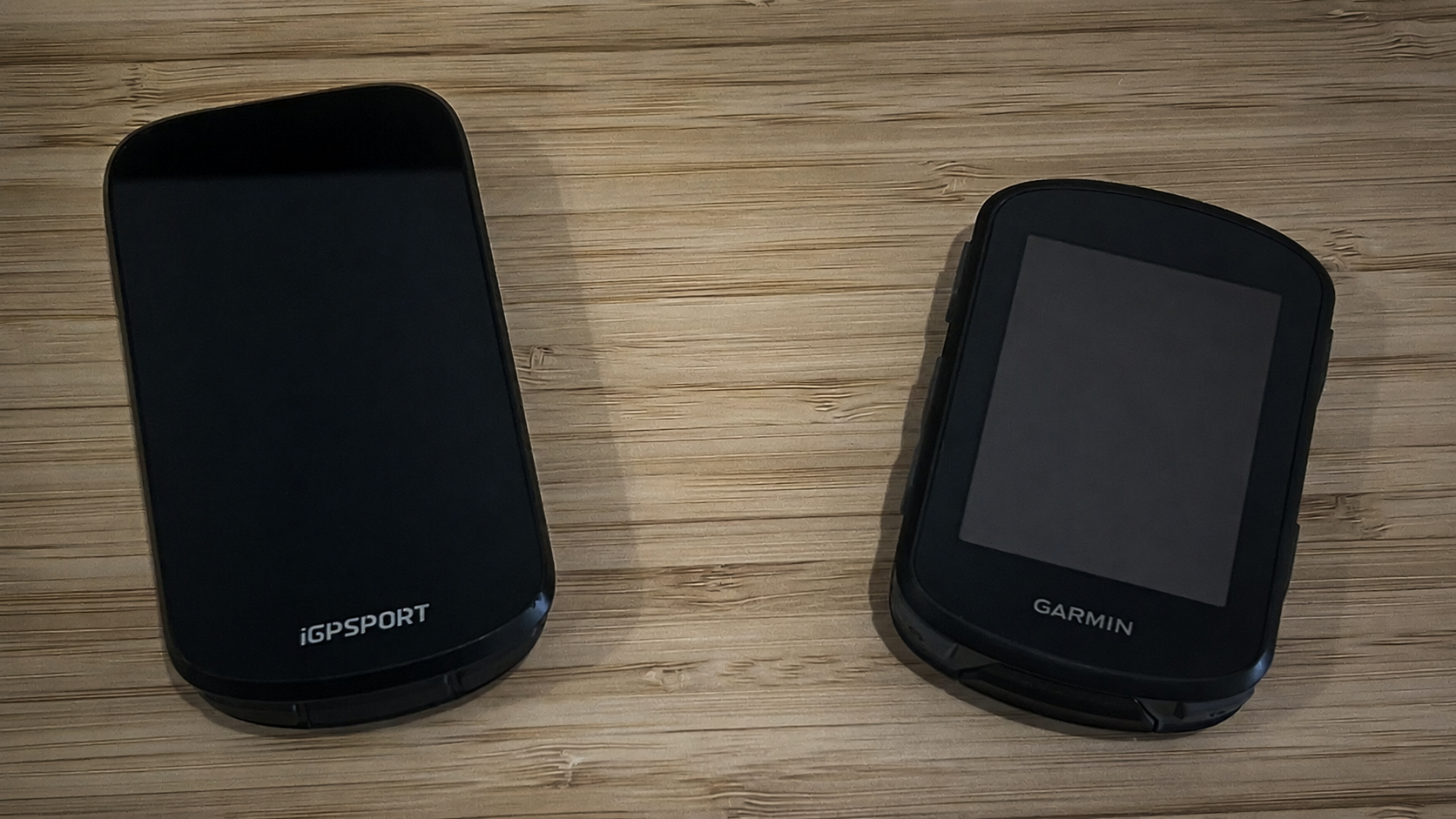 Diferencia de tamaño de pantalla entre el iGPSPORT BSC500 y el Garmin Edge 540