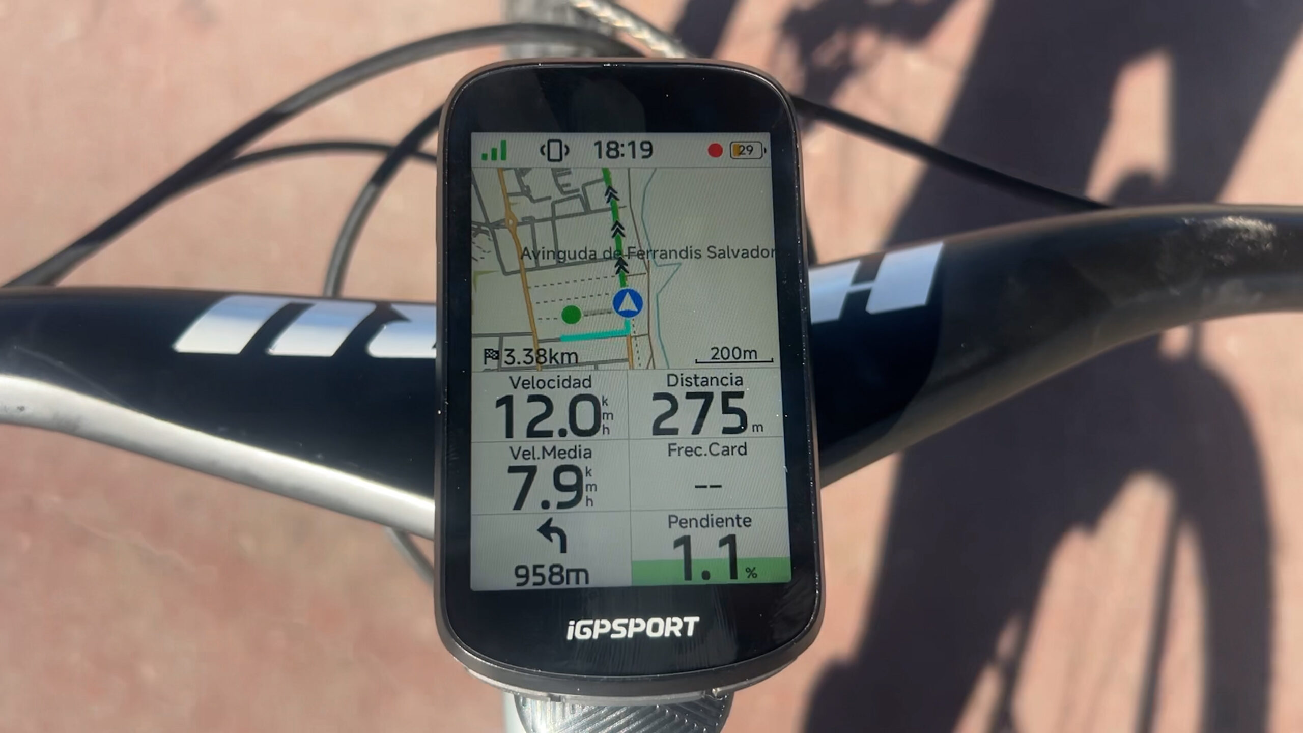 iGPSPORT BSC500 probado en exteriores