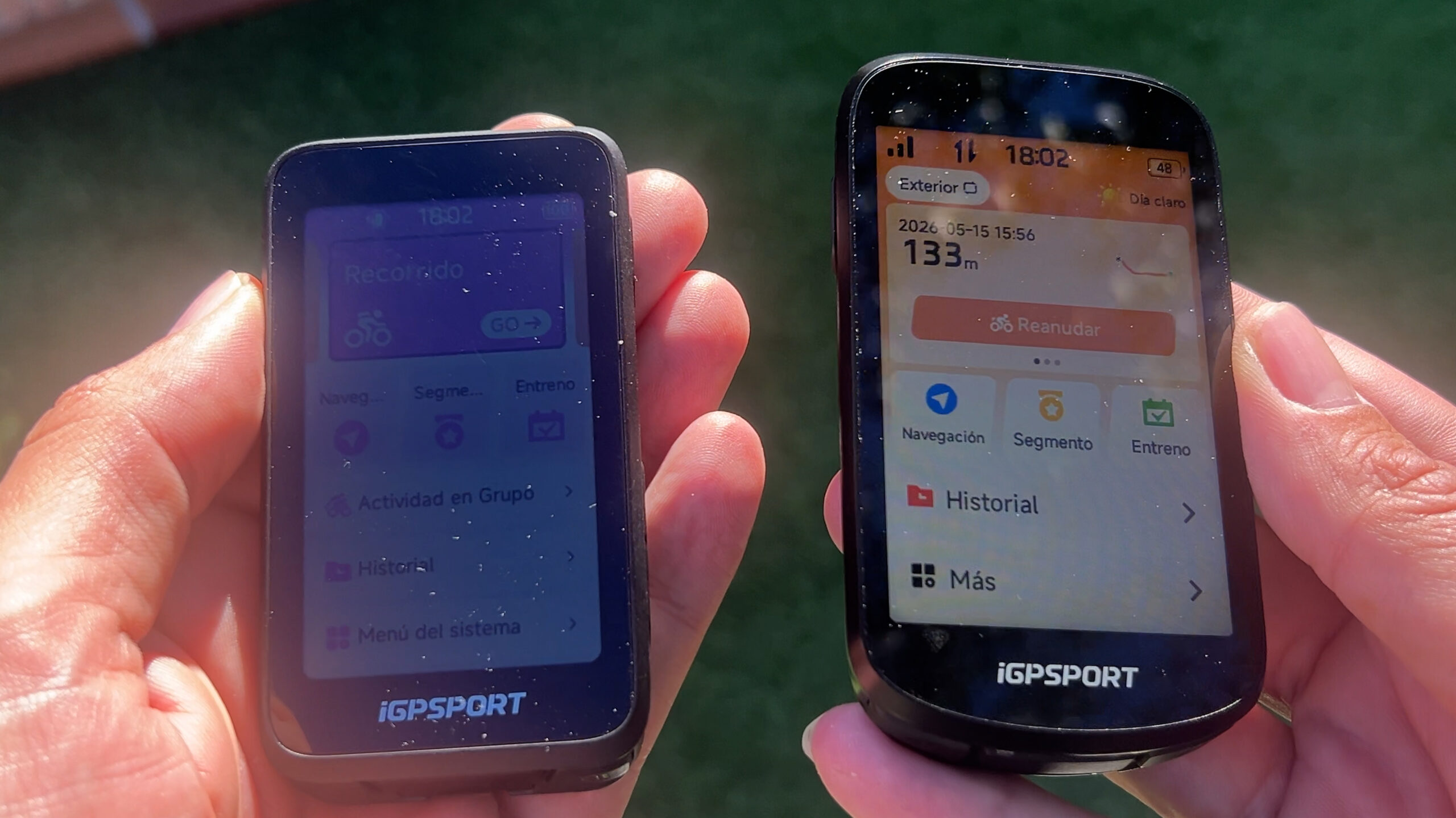 iGPSPORT BSC500 y BiNavi Air comparados