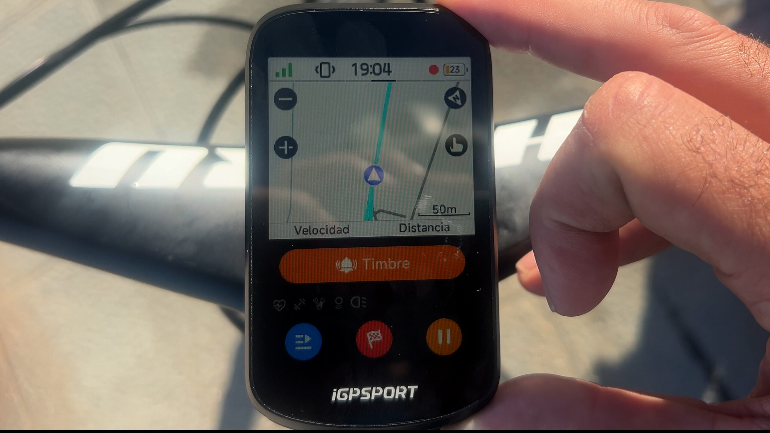 timbre en el igpsport bsc500