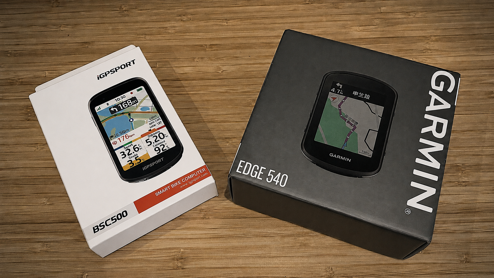 iGPSPORT BSC500 vs Garmin Edge 540