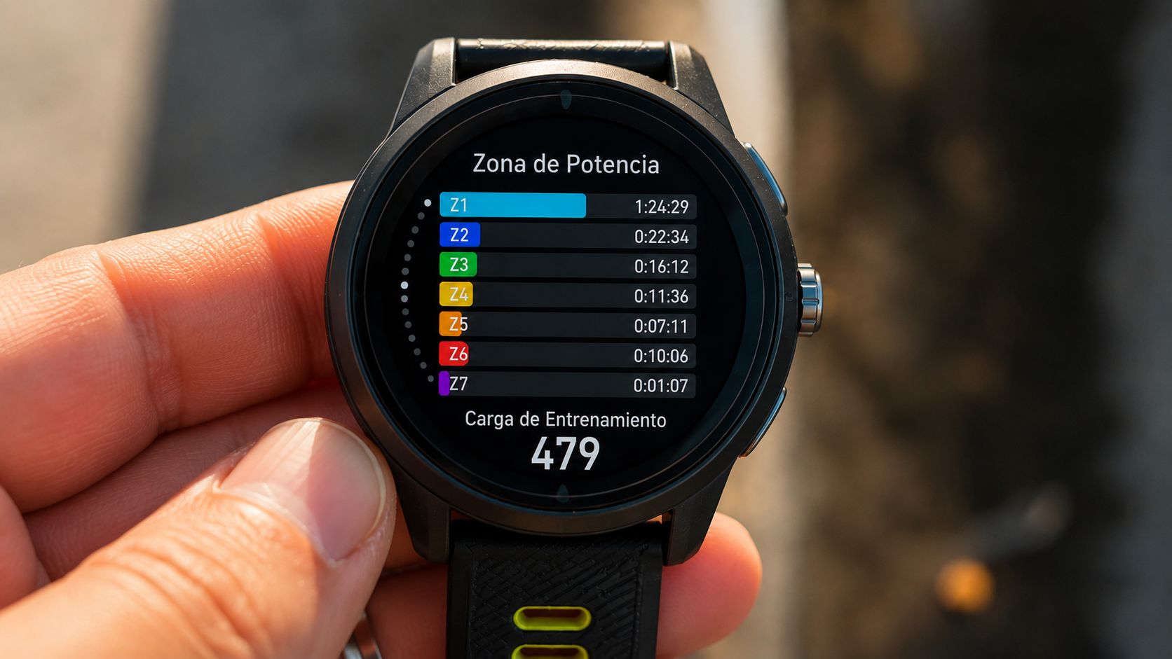 Zonas de potencia registradas con potenciómetro en iGPSPORT VeRun