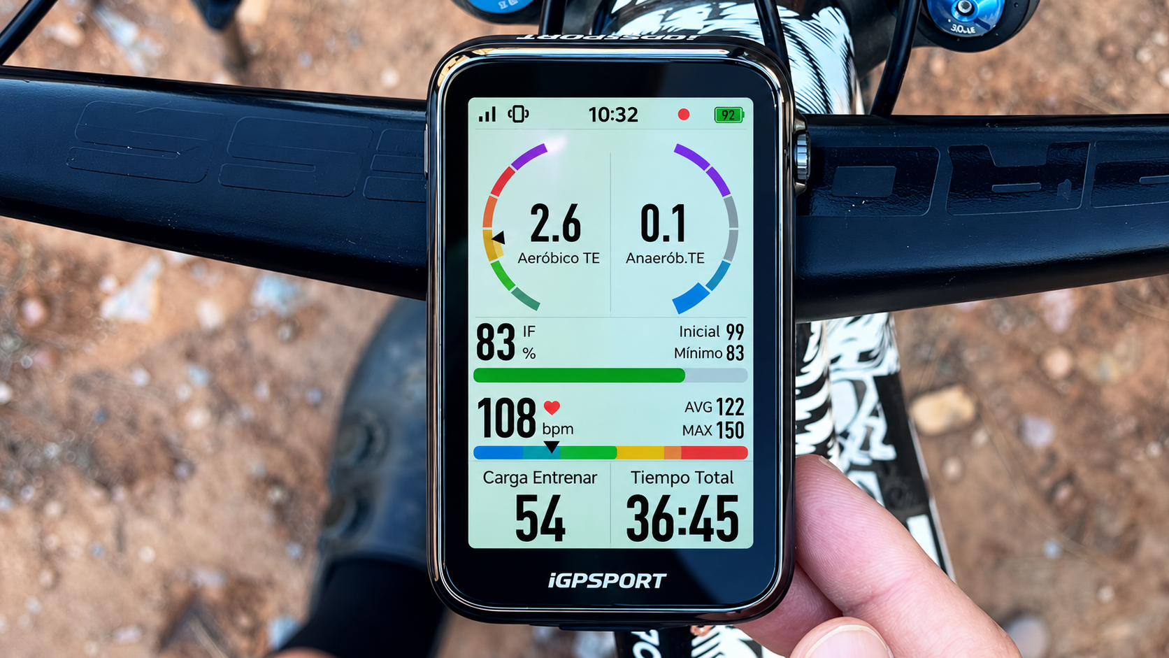 Métricas de rendimiento y Training Effect en BiNavi Ultra